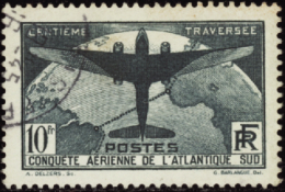 N° 3 21 10f Traversée De L'Atlantique TB  Qualité: OBL Cote: 150  - Other & Unclassified