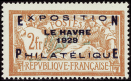 N° 2 57 A Exposition Philatélique Int. Le Havre  Qualité: * Cote: 875  - Autres & Non Classés