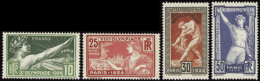 N° 1 83 /186 Jeux Olympiques Paris 1924  4 Valeurs  Qualité: ** Cote: 160  - Other & Unclassified