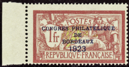 N° 1 82 Congrès Philatélique De Bordeaux Bdf  Qualité: ** Cote: 925  - Autres & Non Classés