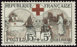 N° 1 56 15c+5c Croix-rouge  Qualité: ** Cote: 300  - Other & Unclassified