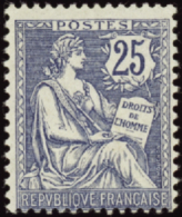 N° 1 27 25c Bleu  Qualité: ** Cote: 500  - Altri & Non Classificati