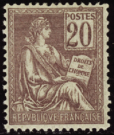 N° 1 13 20c Brun-lilas  Qualité: ** Cote: 200  - Altri & Non Classificati