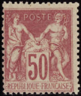 N° 9 8 50c Rose  Qualité: ** Cote: 275  - Autres & Non Classés