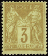 N° 8 6 3c Bistre-jaune  Qualité: * Cote: 330  - Andere & Zonder Classificatie