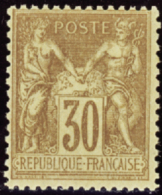 N° 8 0 30c Brun-jaune  Qualité: * Cote: 120  - Altri & Non Classificati