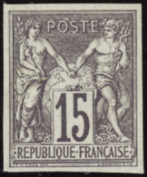 N° 6 6 A 15c Gris Non Dentelé  Qualité: * Cote: 900  - Altri & Non Classificati