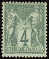 N° 6 3 4c Vert  Qualité: * Cote: 220  - Other & Unclassified