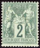 N° 6 2 2c Vert  Qualité: * Cote: 1800  - Andere & Zonder Classificatie