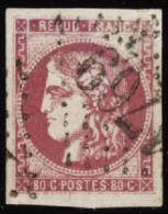 N° 4 9 80c Rose TB  Qualité: OBL Cote: 320  - Other & Unclassified