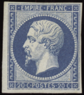 N° 1 4 A 20c Bleu Type I  Qualité: * Cote: 450  - Autres & Non Classés