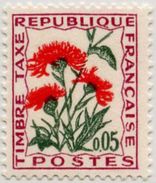 8 Timbres 95/102 Taxe Fleurs Des Champs 1964-1971 - 1960-.... Neufs