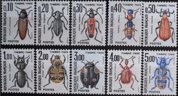 Timbres Taxe 103/112 Insectes Coléoptères 1982-1983 - 1960-.... Neufs