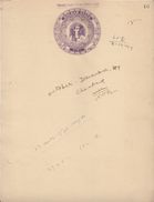 HOLKAR / INDORE State  100 Rupee  Stamp Paper  Type 35    # 97054  India  Inde  Indien Revenue Fiscaux - Holkar