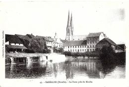 Sarralbe. La Sarre Près Du Moulin à Sarralbe. - Sarralbe