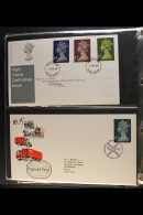 1960s-1990s DEFINITIVES FDC COLLECTION  A Delightful, ALL DIFFERENT Collection Presented In A Trio Of Albums.... - FDC