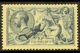 1918-19  10s Dull Grey-blue "Seahorse", SG 417, Mint For More Images, Please Visit... - Non Classés