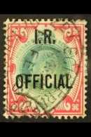 OFFICIALS  INLAND REVENUE. 1902-04 1s Dull Green & Carmine, SG O24, Good Used For More Images, Please Visit... - Sin Clasificación