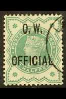 OFFICIALS  OFFICE OF WORKS. 1896-1902 ½d Blue Green, SG O32, Fine Cds Used For More Images, Please Visit... - Sonstige & Ohne Zuordnung