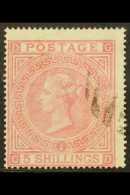 1867  5s Pale Rose Plate 1, SG 127, Used With Lovely Small Part Pmk, Great Colour & Full Perfs. For More... - Altri & Non Classificati