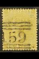 1862-64  9d Straw 'small Corner Letters', SG 87,  Used, Well- Centered, Full Perfs & Lovely Colour For This.... - Altri & Non Classificati