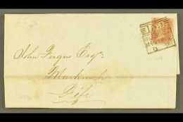 1856 MADELEINE SMITH EXPERIMENTAL POSTMARK  (May) Entire Letter To Fife, Bearing 1d Red Tied By Good Clear... - Other & Unclassified