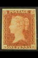 1841  1d Red- Brown 'SK', SG 8, Mint With 4 Margins. Very Pretty. For More Images, Please Visit... - Other & Unclassified