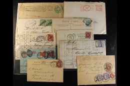 1841-1936 COVERS & CARDS COLLECTION  A Most Interesting Selection Of Postal Stationery, Postcards &... - Other & Unclassified