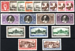 1933  Pope And Views Complete Set, And  2L & 2.50L Express, Sass S6, Very Fine Never Hinged Mint. (18 Stamps)... - Otros & Sin Clasificación