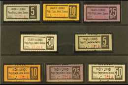 AMERICAN SAMOA  Circa 1960s Military Chit Sets For "Talofa Lounge, Pago Pago," Four Coloured Labels For Values... - Altri & Non Classificati