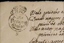 1766  (20 Jan) 4- Page Handwritten Inventory Document From Quebec (in French) With Excellent Impressed "AMERICA"... - Autres & Non Classés