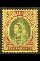 1901-02  10s Black And Purple On Yellow, SG 9, Very Fine Mint. For More Images, Please Visit... - Nigeria (...-1960)