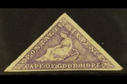 CAPE OF GOOD HOPE  6d Bright Mauve, SG 20, Superb Mint Og. Lovely Bright Stamp. For More Images, Please Visit... - Unclassified