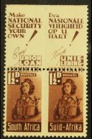 BANTAM WAR EFFORT VARIETY  1942-4 1½d Red-brown, Roulette 13, Top Marginal Example With "CERTIFICATES /... - Unclassified