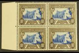 1933-48  10s Blue & Sepia, SG 64c, In A Marginal Block Of Four, Stamps Never Hinged Mint. For More Images,... - Unclassified