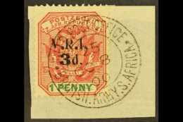 TRANSVAAL  LYDENBURG British Occupation 1900 3d On 1d Rose-red And Green With Local "V.R.I." Opt, SG 5, Very Fine... - Ohne Zuordnung