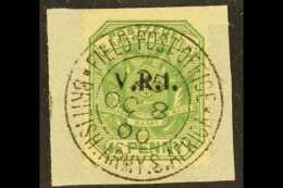 TRANSVAAL  LYDENBURG British Occupation 1900 ½d Green With Local "V.R.I." Opt, SG 1, Very Fine Used Tied... - Ohne Zuordnung