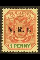 TRANSVAAL  LYDENBURG British Occupation 1900 1d Rose-red And Green With Local "V.R.I." Opt, SG 2, Very Fine Mint.... - Ohne Zuordnung