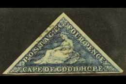 CAPE OF GOOD HOPE  1863-64 4d Steel - Blue, SG 19c, Lightly Used With 3 Margins.  For More Images, Please Visit... - Sin Clasificación