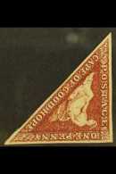 CAPE OF GOOD HOPE  1863-64 1d Brownish Red "Sideways Watermark", SG 18ca, Mint Without Gum & 3 Margins. Cat... - Sin Clasificación