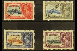 1935  Silver Jubilee Set Complete, Perforated "Specimen", Very Fine Mint Part Og. (4 Stamps) For More Images,... - Somaliland (Protectorate ...-1959)