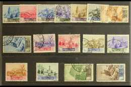 1949-50  Views Set Complete, Sass S66, SG 374/87, Very Fine Used. Cat €300 (£225) (16 Stamps) For More... - Autres & Non Classés