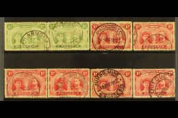 1910-13  DOUBLE HEADS With Clear Strikes Of C.d.s. POSTMARKS, We See ½d Pair With Filabusi, Then 1d Values... - Otros & Sin Clasificación