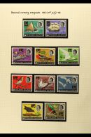 1967-84 NHM "NEW CURRENCY" COLLECTION  Presented In Mounts On Album Pages. Includes 1967 Overprinted Set, 1969-75... - Pitcairneilanden