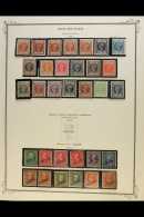 1886-1934 COLLECTION  Mostly Mint & Used Ranges Album Pages, Includes 1898 Alfonso Set Mint, US... - Philippines