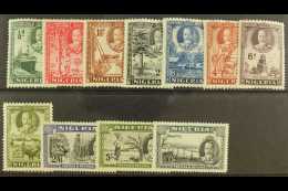 1936  Pictorial Set To 10s, SG 34/44, Lightly Hinged Mint. (11) For More Images, Please Visit... - Nigeria (...-1960)