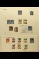 OIL RIVERS  1892-94 POSTMARK COLLECTION. Includes All Values Of The 1892-94 Opt'd Set To 3 X 1s (SG 1/6)  With... - Other & Unclassified