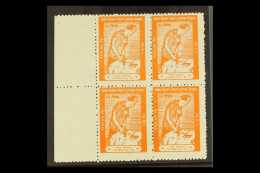 1961  Children's Day 12p Orange (SG 143) Marginal BLOCK OF FOUR, Very Fine Never Hinged Mint. For More Images,... - Népal