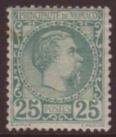 1885  25c Blue-green, SG 6 (Yvert 6), Fine Mint Large Hinge With Lovely Fresh Colour & Full Perfs. Well... - Other & Unclassified