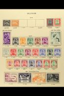 SELANGOR  1941-1970 VERY FINE MINT Collection On Printed Leaves. With 1941 2c Orange Perf 14 (SG 70a), 1941 $1... - Other & Unclassified